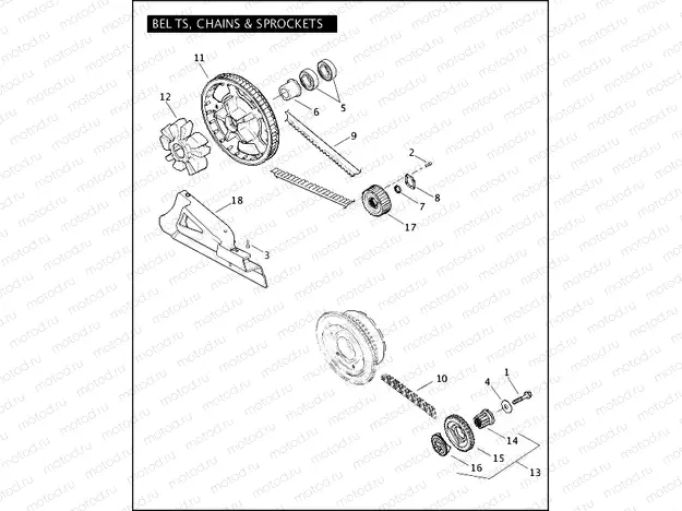 BELTS, CHAINS & SPROCKETS