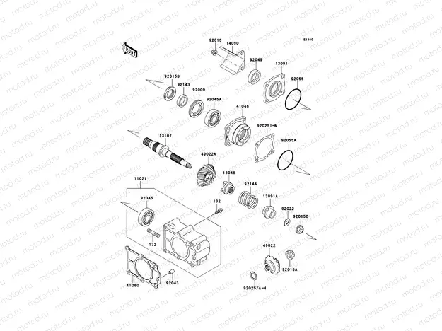 Bevel Gear Case