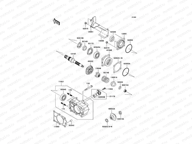 Bevel Gear Case