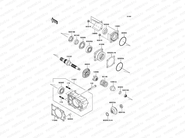 Bevel Gear Case