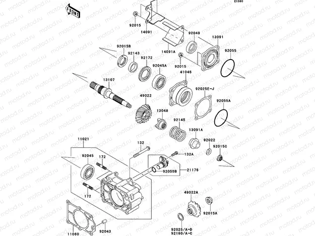 Bevel Gear Case