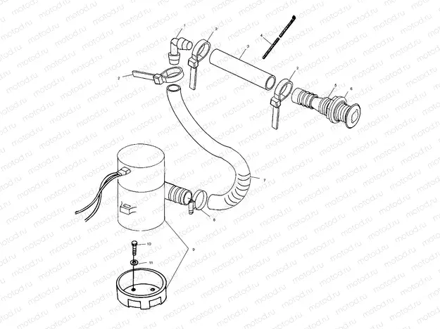 BILGE PUMP - W035197DA/W035197IA (4980998099B10) | BILGE PUMP - W035197DA/W035197IA (4980998099B10)