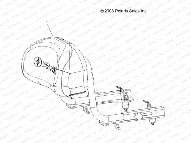 BODY | BODY, BACKREST - A09MN50ET (49ATVBACKREST09SP500TR)