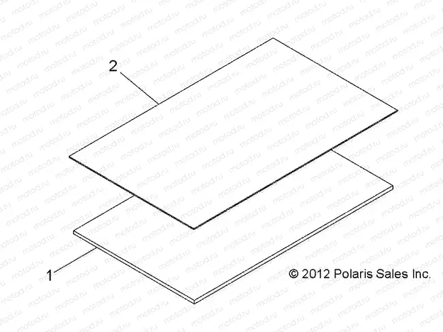 BODY | BODY, BATTERY TRAY REAR RIGHT - e2/e4/eS (49GEMBODY11BTRAYE2)