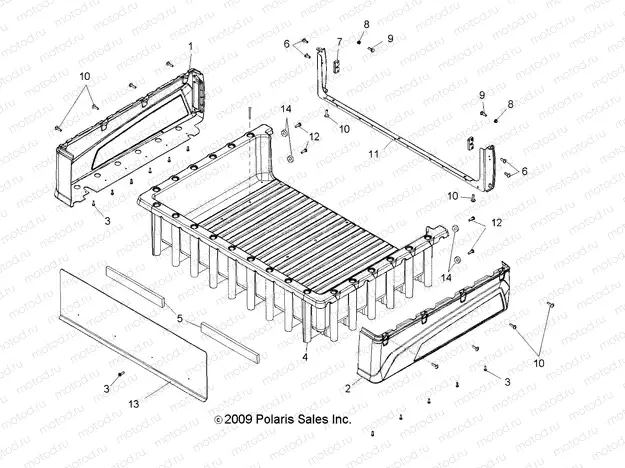 BODY | BODY, BOX ASM. - R10TH50AG/AR (49RGRBOX105004X4)