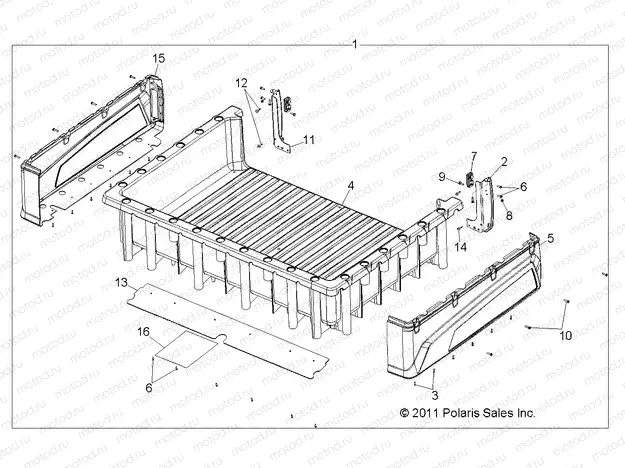 BODY | BODY, BOX ASM. - R13WH90DG (49RGRBOX12800XP)