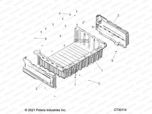 BODY | BODY, BOX ASM. - R23M4A57B1/EB4/B9 (C730114)