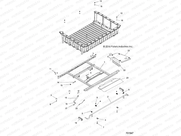 BODY | BODY, BOX MOUNTING and LATCH - R17RT_99 ALL OPTIONS (701547)