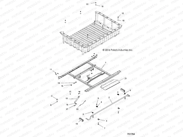 BODY | BODY, BOX MOUNTING and LATCH - R18RVU99AS (701764)