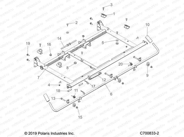 BODY | BODY, BOX, MOUNTING - G20GMD99AP/AG/BP/BG (C700833-2)