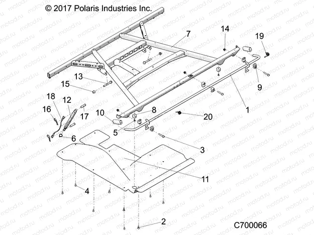 BODY | BODY, BOX, MOUNTING - R19RSK99AS/A9/AD/BS/B9/BD (C700066)