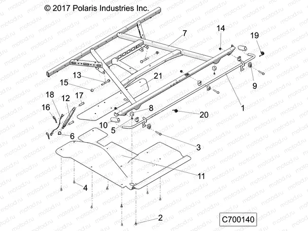BODY | BODY, BOX, MOUNTING - R19RSU99A9/AD/B9/BD (C700140)