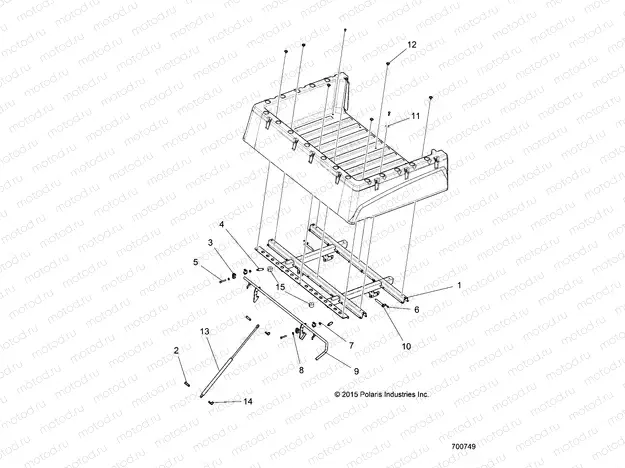 BODY | BODY, BOX MOUNTING - R20MAAE4G8/G9 (700749)