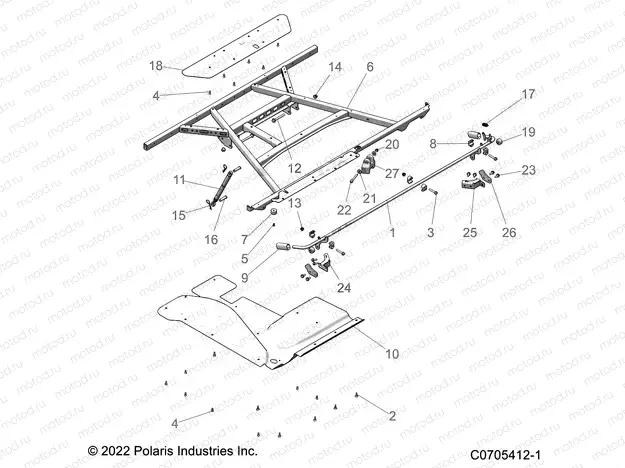 BODY | BODY, BOX, MOUNTING - R22RRV99AG/2AG/2BG  (C0705412-1)