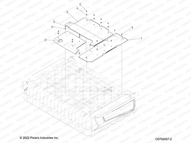 BODY | BODY, BOX SHIELDS - R23CDA57A1 (C0702467-2)