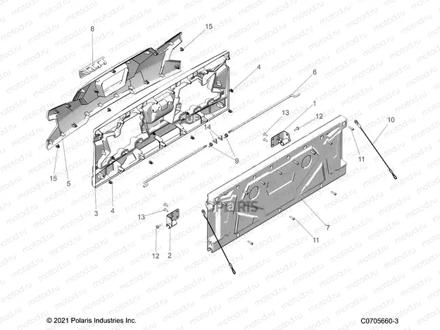 BODY | BODY, BOX, TAILGATE - G23GXP99A/99B (C0705660-3)