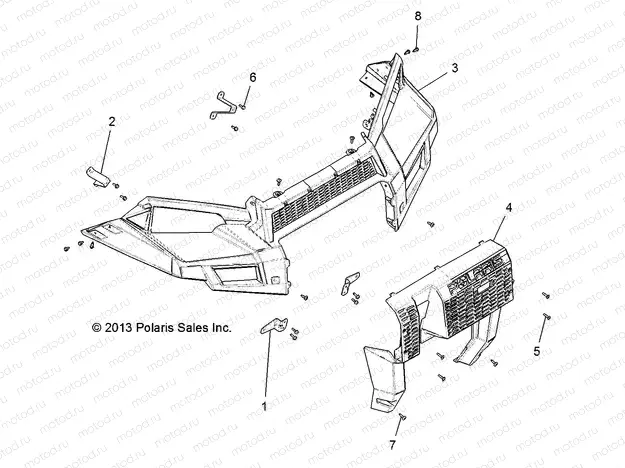 BODY | BODY, BUMPER - D131L9JDJ/2M9JDJ (49BRUTUSBUMPER13LM)