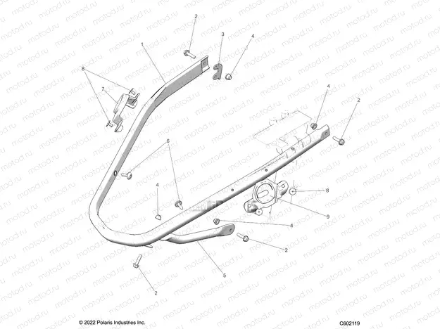 BODY | BODY, BUMPER, FRONT - S23TDV8RS/8RE (C602119)