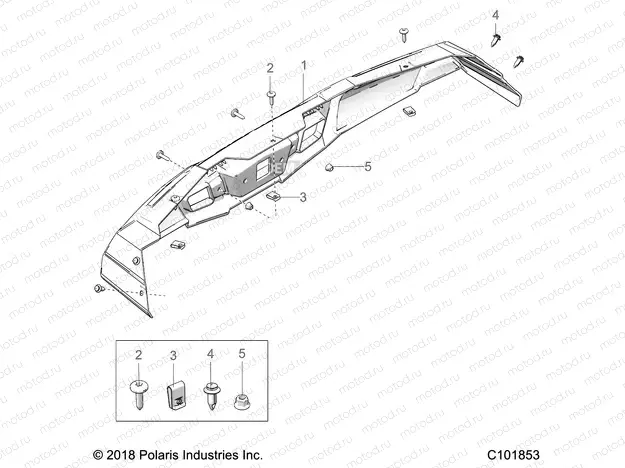 BODY | BODY, BUMPER, REAR - A20HAB15A2 (C101853)