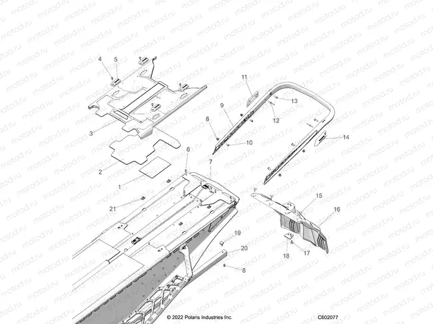 BODY | BODY, BUMPER, REAR, CLOSEOFF, TUNNEL COVER - S23TKP9FS (C602077)