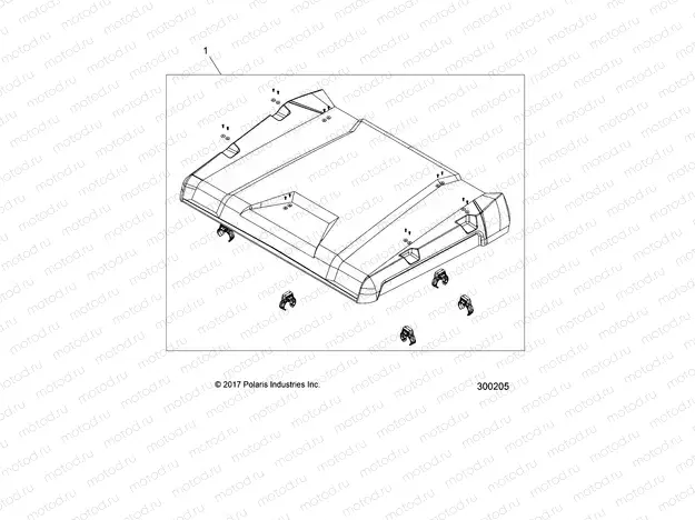 BODY | BODY,  CAB, ROOF - L20U2NAFLA (300205)