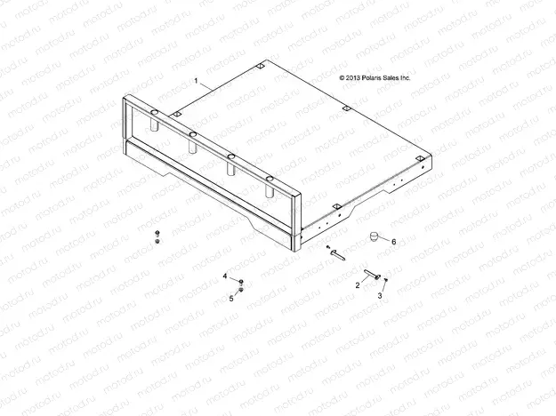 BODY | BODY, CARGO BED - L14U2AAEFA/VEFA/PEFA (49GEMBODY14BED)