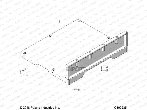 BODY | BODY, CARGO BED - L20U2NAFLA (49GEMBODY14BED) (C300235)