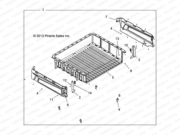 BODY | BODY, CARGO BOX - R151DPD1AA/2D (49BRUTUSCARGO13)