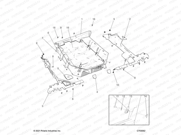 BODY | BODY, CARGO BOX - Z22RME2KAG/BG/K2KAN/BN (C703062)