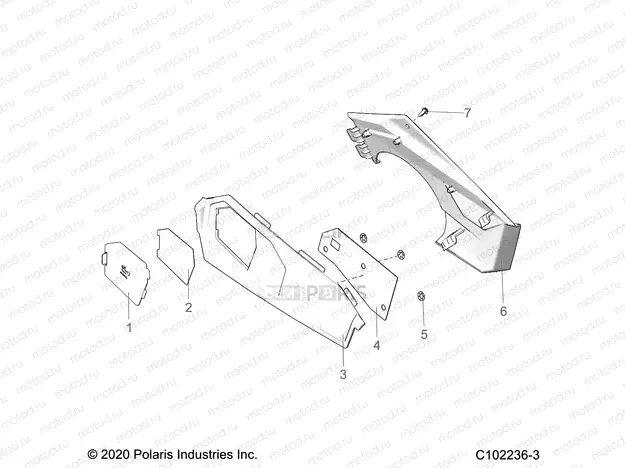 BODY | BODY, CLOSE OFF PANEL and ACCESS PANEL - A23SDE57P4 (C102236-3)