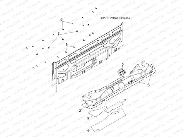 BODY | BODY, CLOSEOFF, REAR - D131D9JDJ/1L9JDJ/2M9JDJ (49BRUTUSCLOSEOFF13)