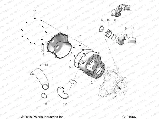 BODY | BODY, CLUTCH COVER - A20SXE95KL/KR (C101966)