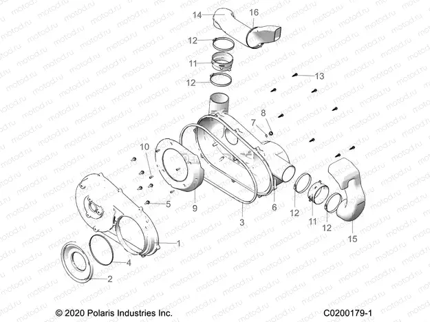 BODY | BODY, CLUTCH COVER - A23SEA57F1/T57C1/C2/F1 (C0200179-1)