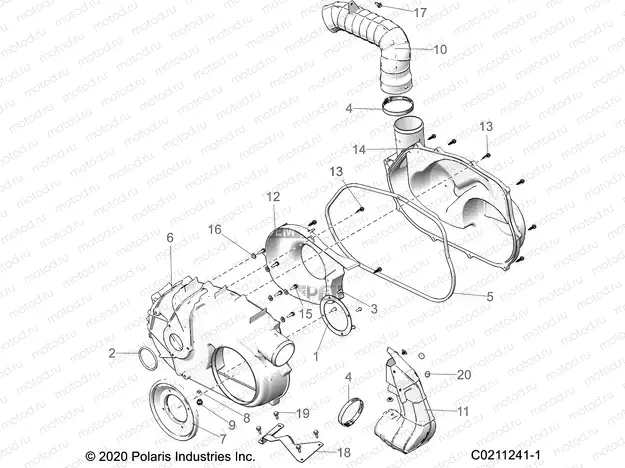 BODY | BODY, CLUTCH COVER - A23SHE57AL/AS (C0211241-1)