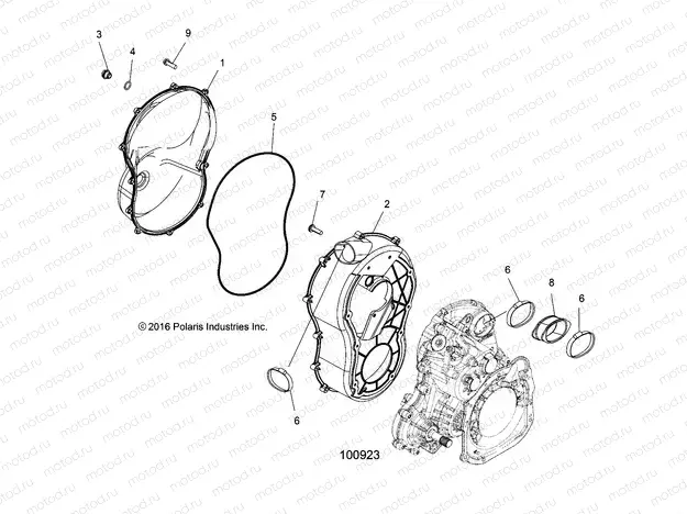 BODY | BODY, CLUTCH COVER AND BOOTS - A20SXN85A8 (100923)