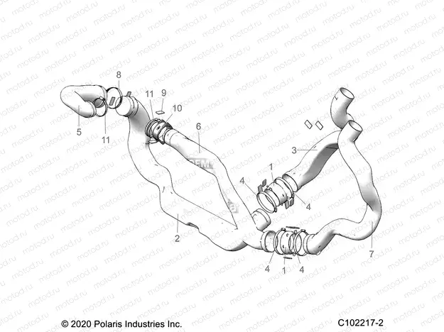BODY | BODY, CLUTCH DUCTS - A20SXN85A8/CA8 (C102217-2)