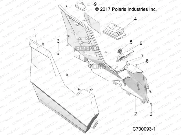 BODY | BODY, CONSOLE - Z18VGE99AK/AW/BK/BW (C700093-1)