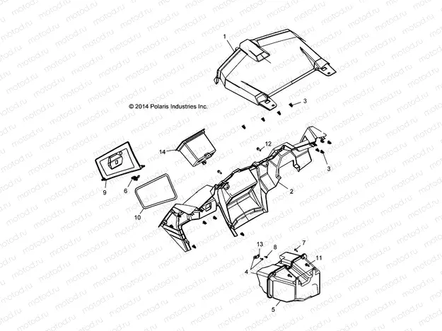 BODY | BODY, DASH AND GLOVEBOX - Z15VBA87AJ/LJ/E87AK/AM/AT/LT/AL/AV (49RGRDASH15RZR900)