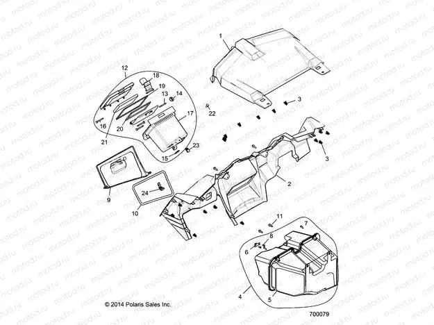 BODY | BODY, DASH AND GLOVEBOX - Z15VFE99AT/AV/AP (700079)