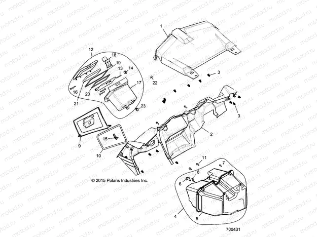 BODY | BODY, DASH AND GLOVEBOX - Z18VFE92NB/NU (700431)