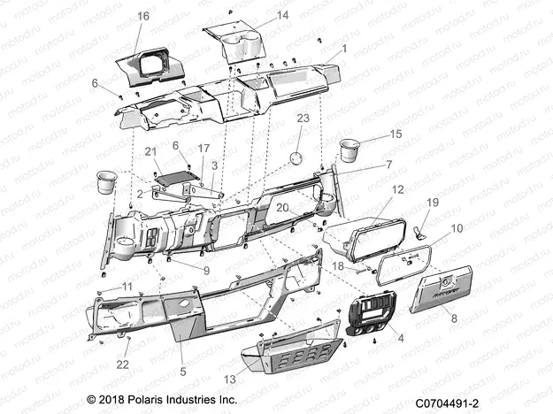 BODY | BODY, DASH - D20BBP99A4/B4/FP99A4 (C0704491-2)
