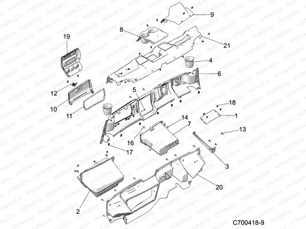 BODY | BODY, DASH - D21BBPD4B4 (C700418-9)