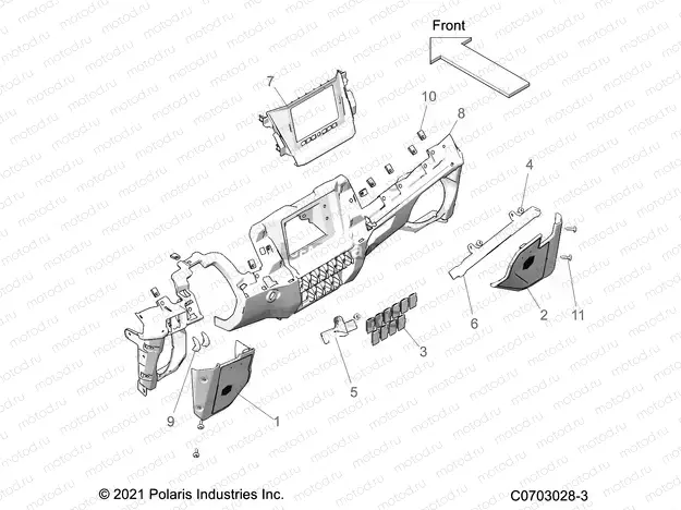 BODY | BODY, DASH LOWER - Z21R4D92AM/BM/AC (C0703028-3)