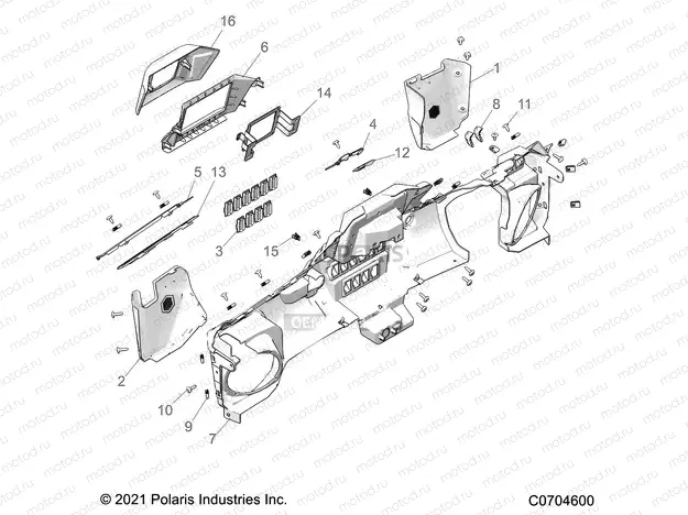 BODY | BODY, DASH LOWER - Z21R4F92AH/BH (C0704600)
