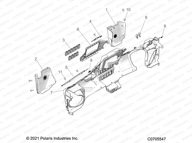 BODY | BODY, DASH LOWER - Z22M4Z92AS/BS (C0705547)
