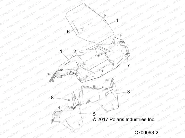 BODY | BODY, DASH PANELS - Z22S1E99AL/BL (C700093-2)
