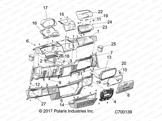 BODY | BODY, DASH - R19RSU99A9/AD/B9/BD (C700139)