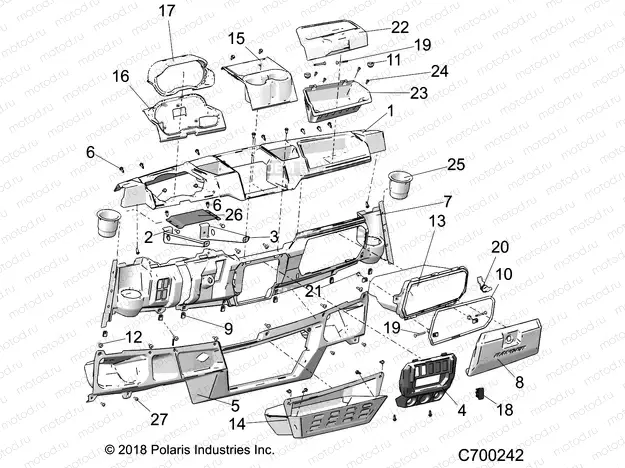 BODY | BODY, DASH - R20RRM99AL (C700242)