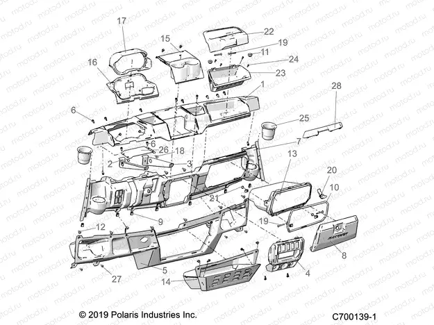 BODY | BODY, DASH - R20RSU99AA/AX/A9/AP/BA/BX/B9/BP (C700139-1)