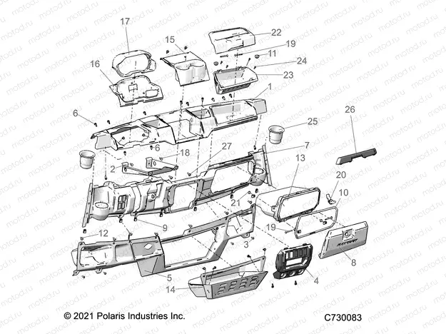 BODY | BODY, DASH - R22RSB99AZ/BZ (C730083)